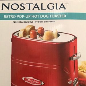 Nostalgia Retro Pop-Up Hot Dog Toaster